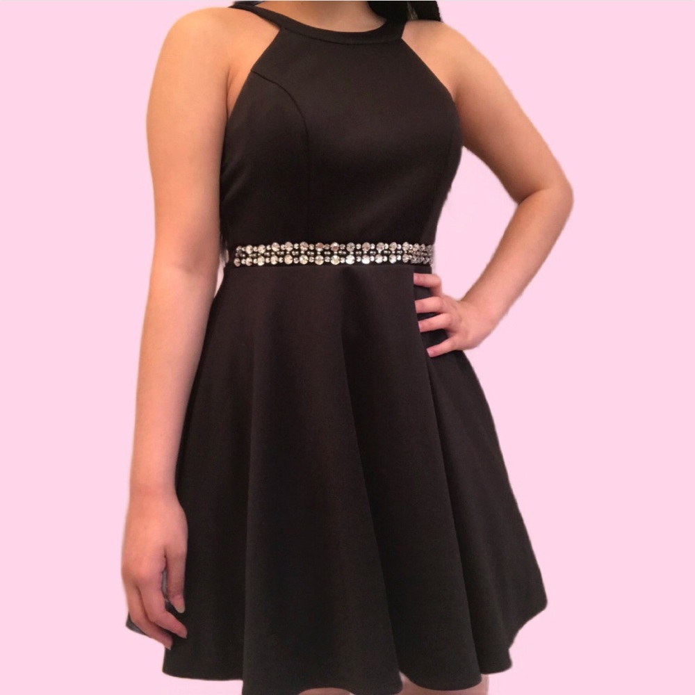 Black Halter Dress